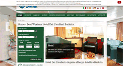 Desktop Screenshot of hoteldeicavalieri.net