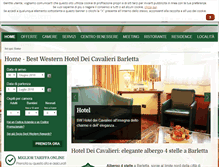 Tablet Screenshot of hoteldeicavalieri.net
