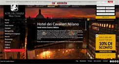 Desktop Screenshot of hoteldeicavalieri.com